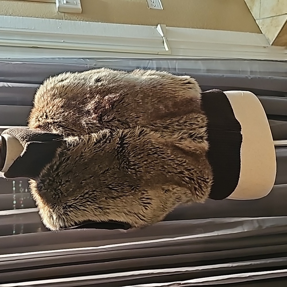 Faux fur vest